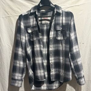 Mossimo Supply Co. Monochrome Plaid Shirt